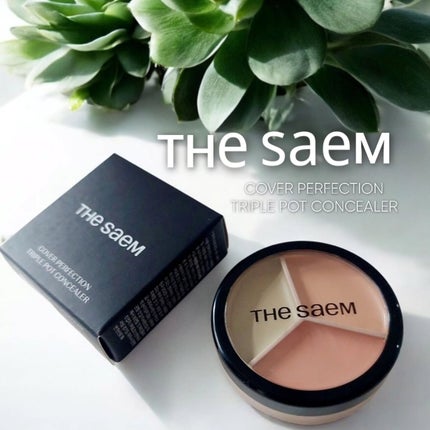 カバーパーフェクション トリプル ポット コンシーラー/the SAEM/パレットコンシーラーを使ったクチコミ(1枚目)