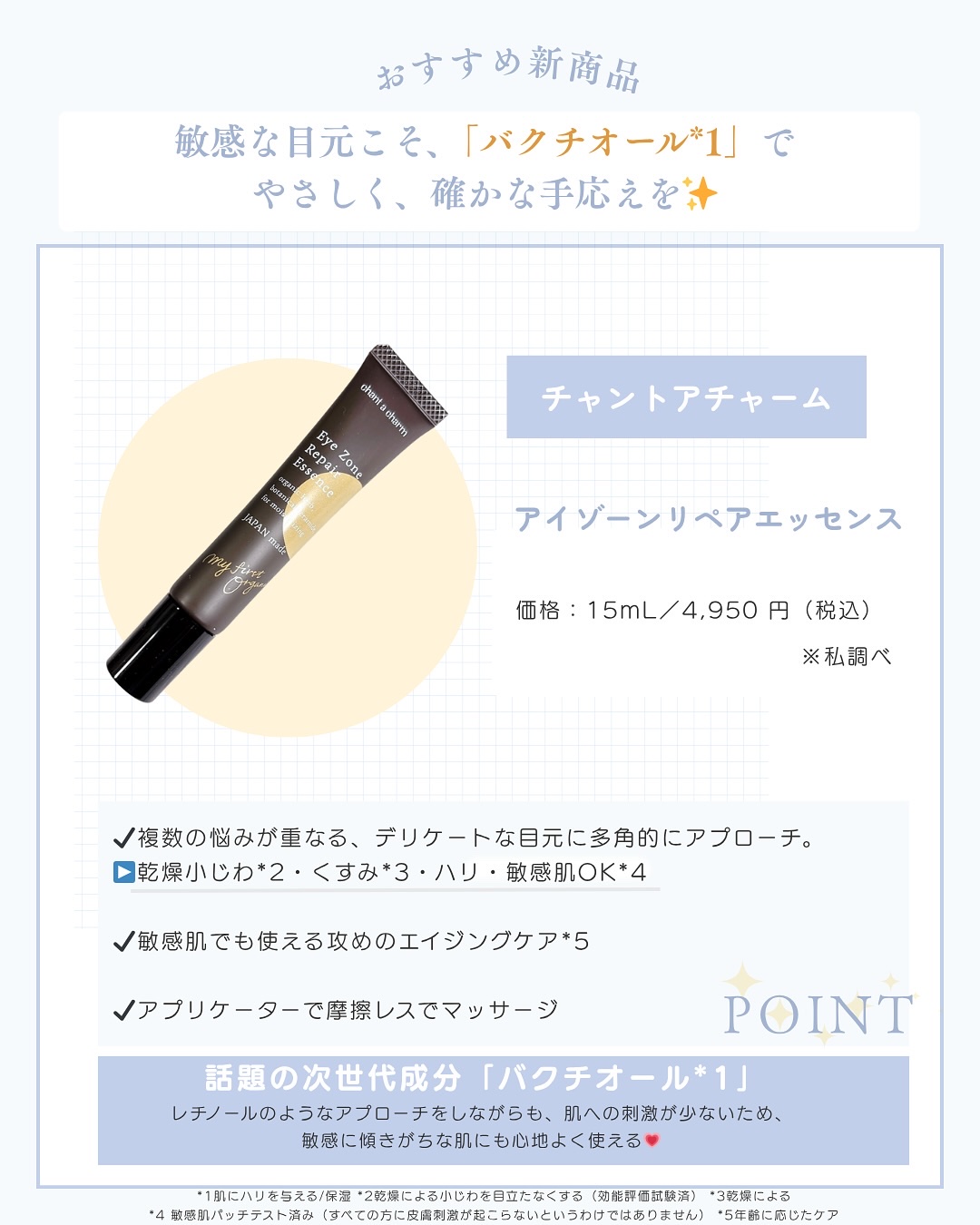 アイゾーンリペアエッセンス/chant a charm /アイケア・アイクリームを使ったクチコミ（2枚目）