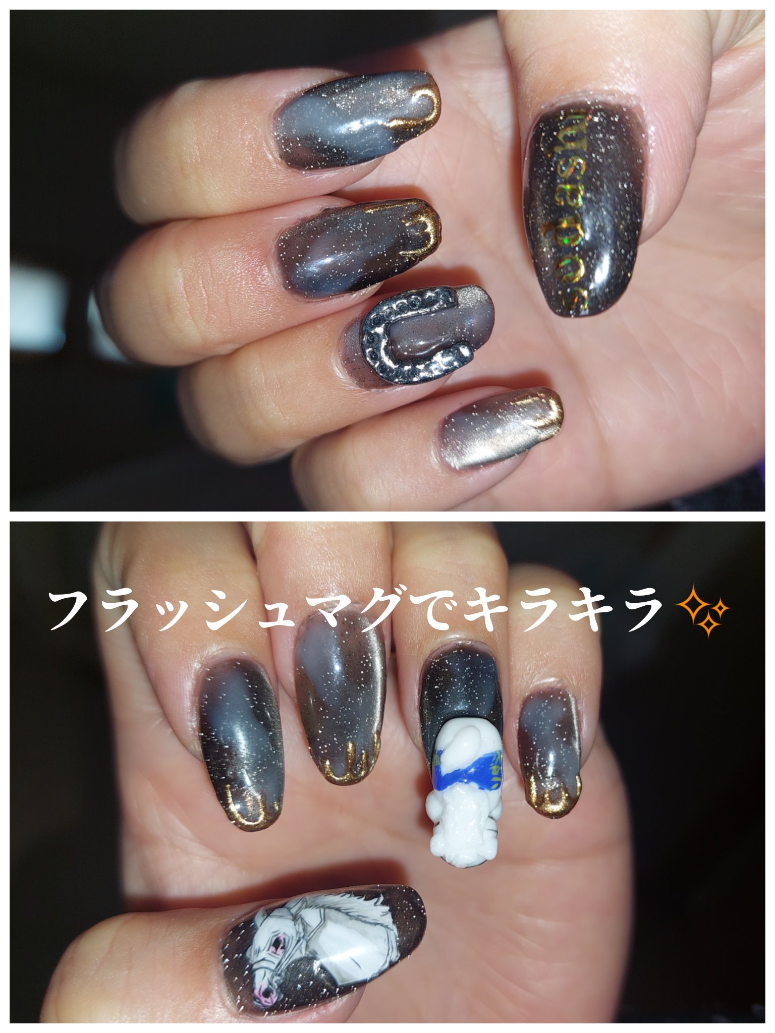 ギャラクシー/100nail/ジェルネイルを使ったクチコミ（3枚目）