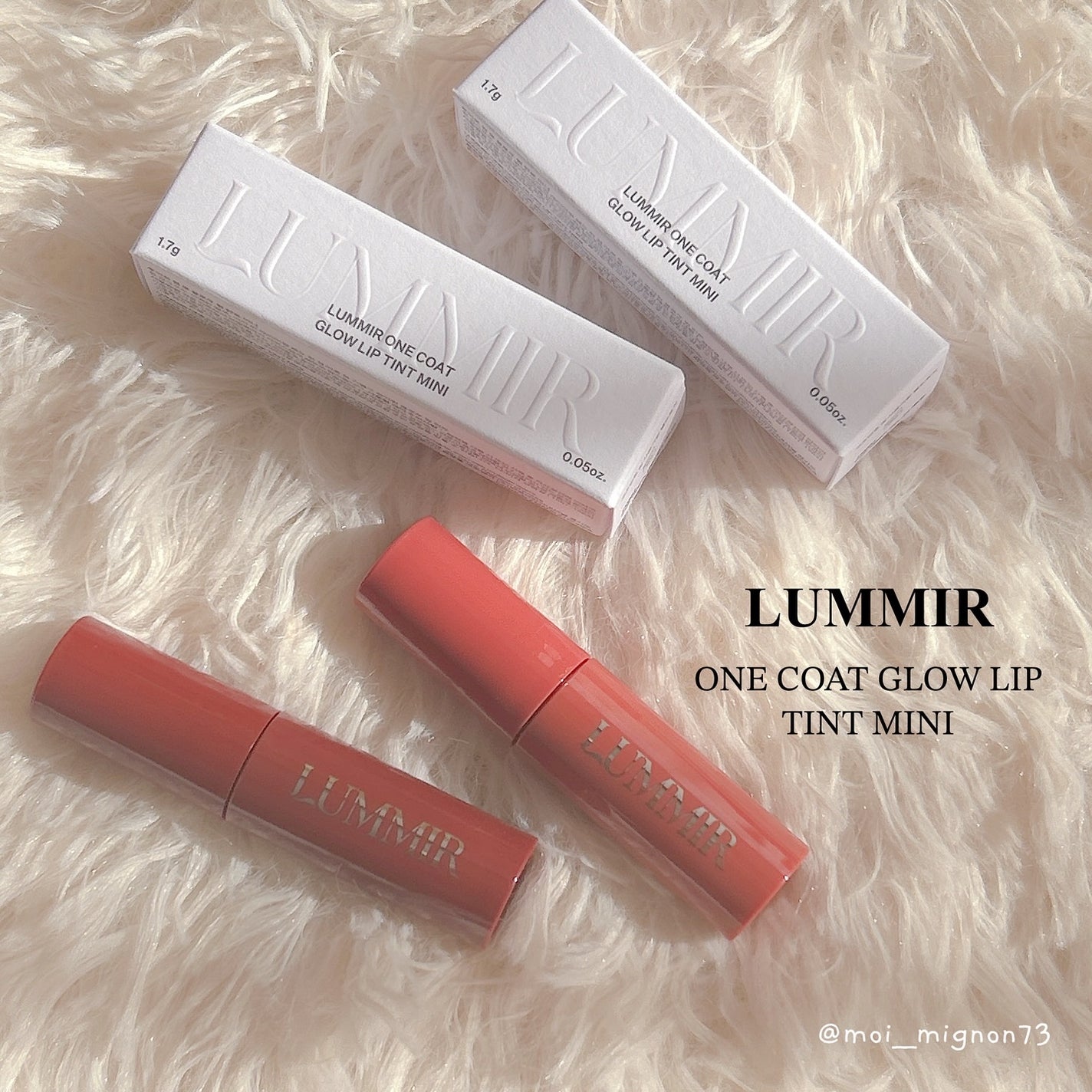 ワンコートグロウリップティントミニ/Lummir/リップティントを使ったクチコミ(1枚目)