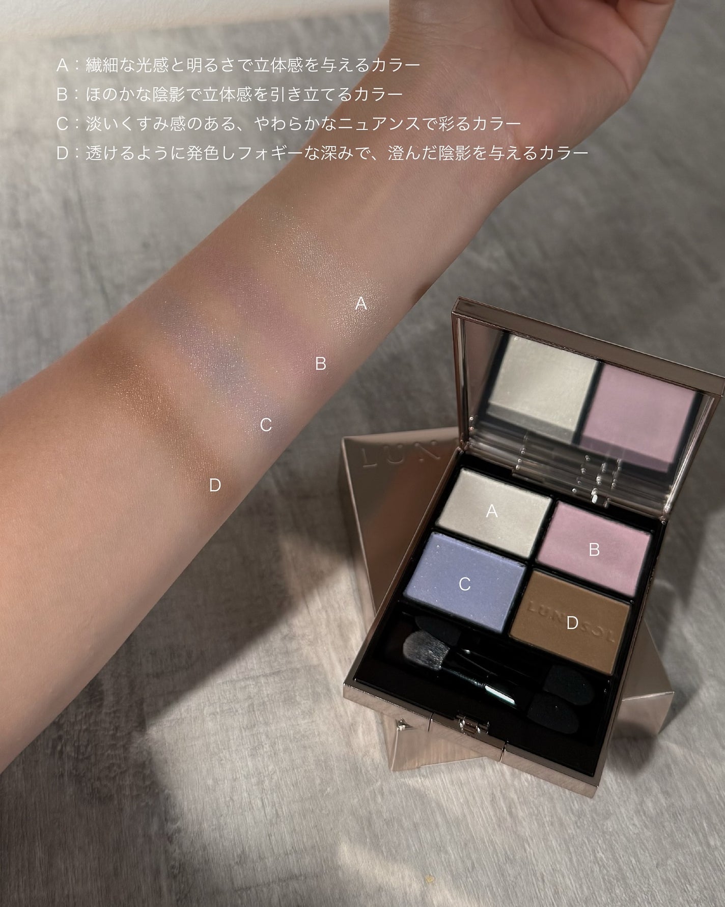 ルナソル アイカラーレーションN/LUNASOL/アイシャドウパレットを使ったクチコミ(4枚目)