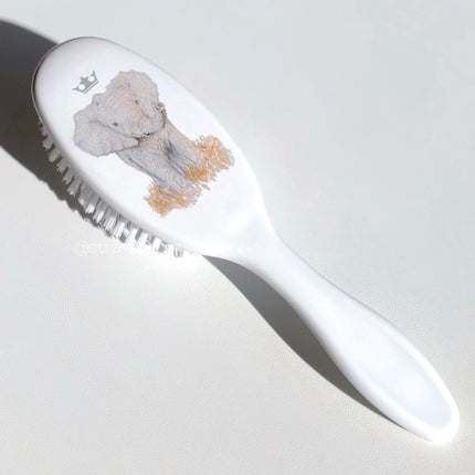 D86 ベビーブラシ エレファント/DENMAN/ヘアブラシを使ったクチコミ(4枚目)