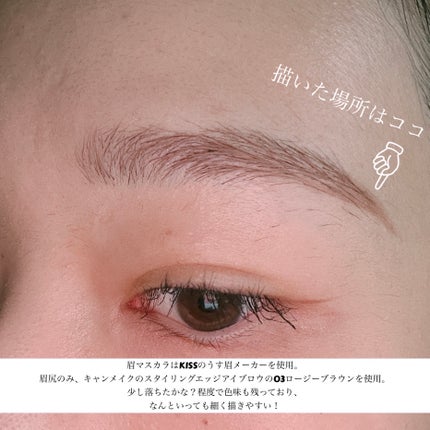 スタイリングエッジアイブロウ/キャンメイク/アイブロウペンシルを使ったクチコミ(4枚目)