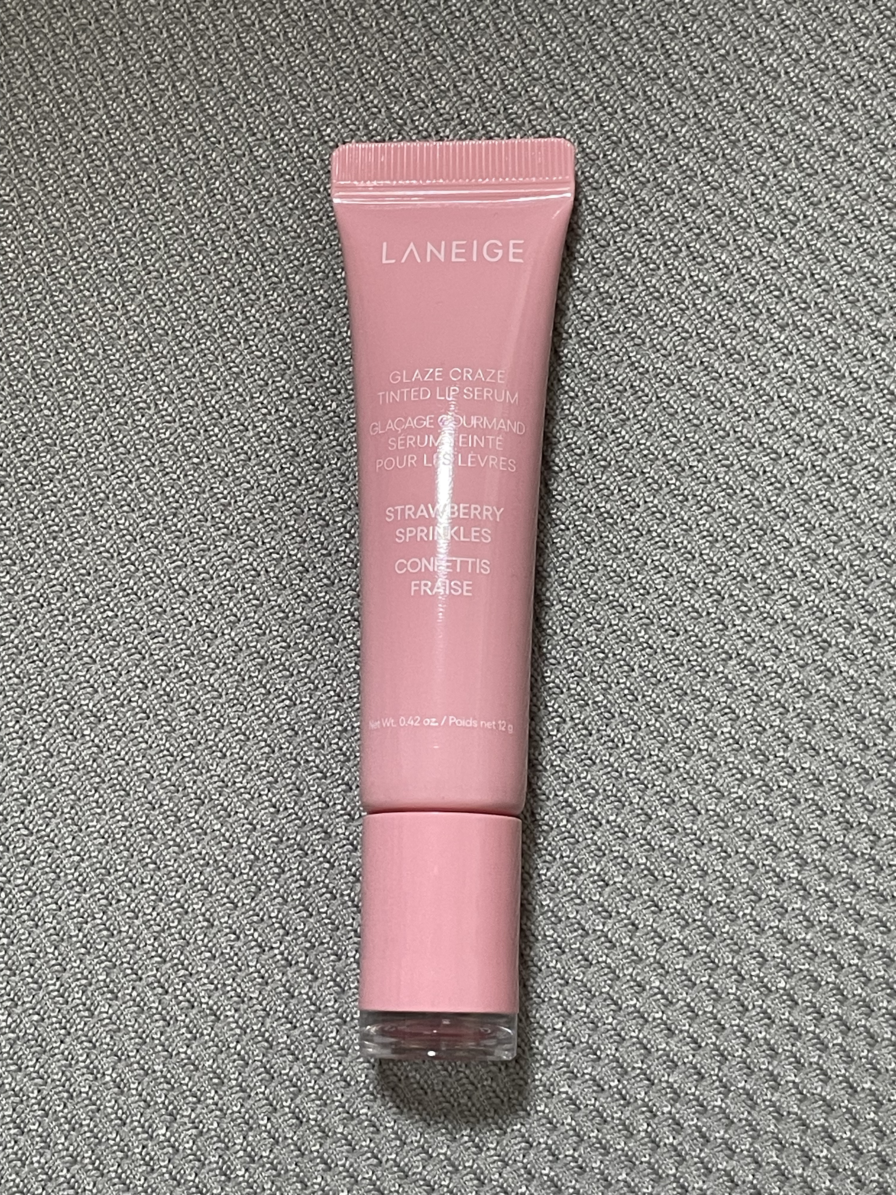 グレイズ ティントリップセラム ストロベリースプリンクル/LANEIGE/リップ美容液を使ったクチコミ（1枚目）
