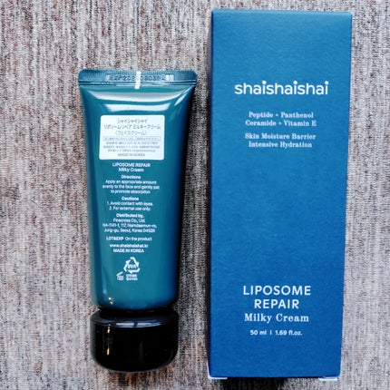 リポソームリペア ミルキークリーム/shaishaishai/フェイスクリームを使ったクチコミ(2枚目)