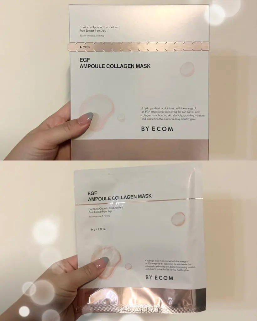 EGF アンプルコラーゲンマスク/BY ECOM/シートマスク・パックを使ったクチコミ（1枚目）