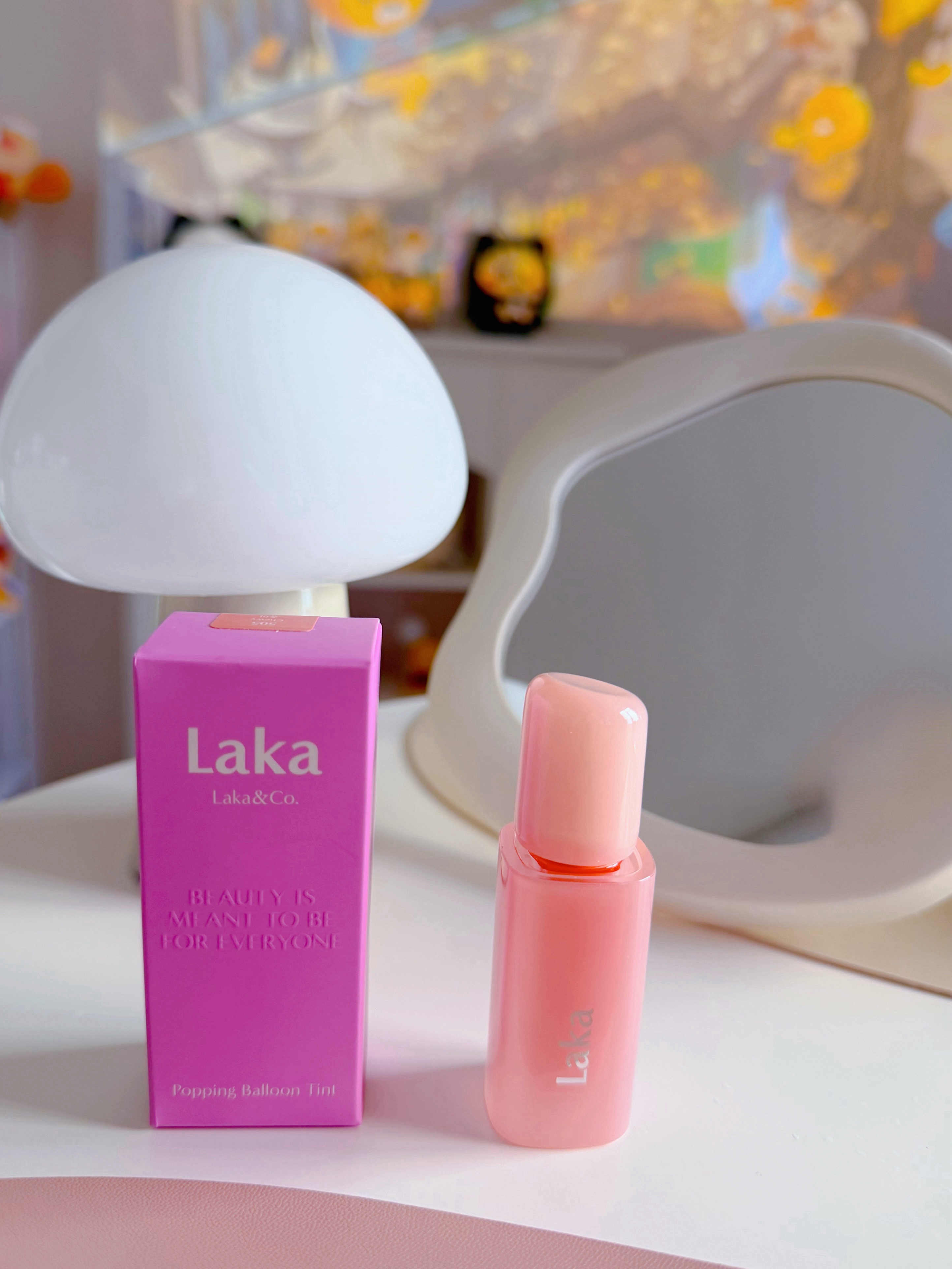 ポッピングバルーンティント/Laka/リップティントを使ったクチコミ（2枚目）