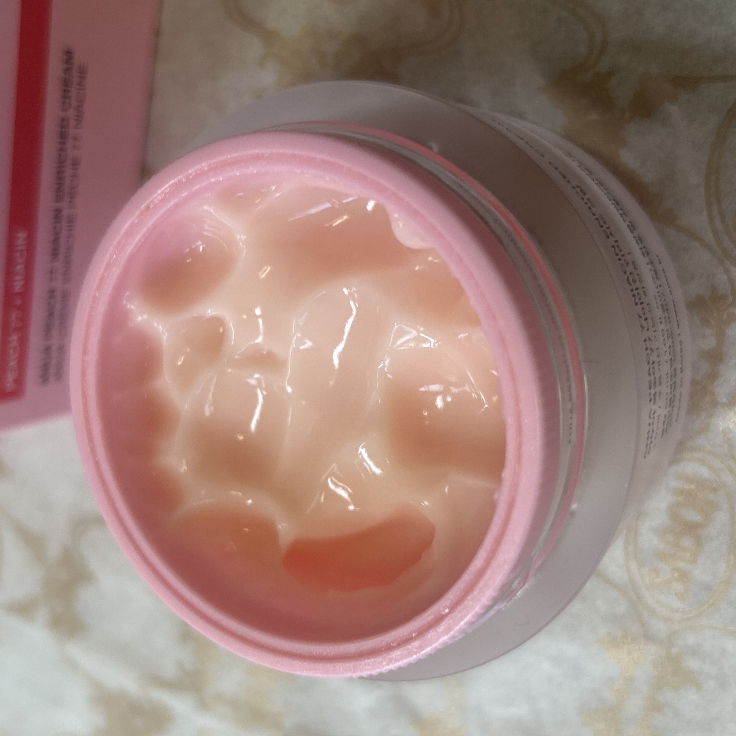 桃77%ナイアシンリッチモイスチャークリーム/Anua/フェイスクリームを使ったクチコミ（3枚目）