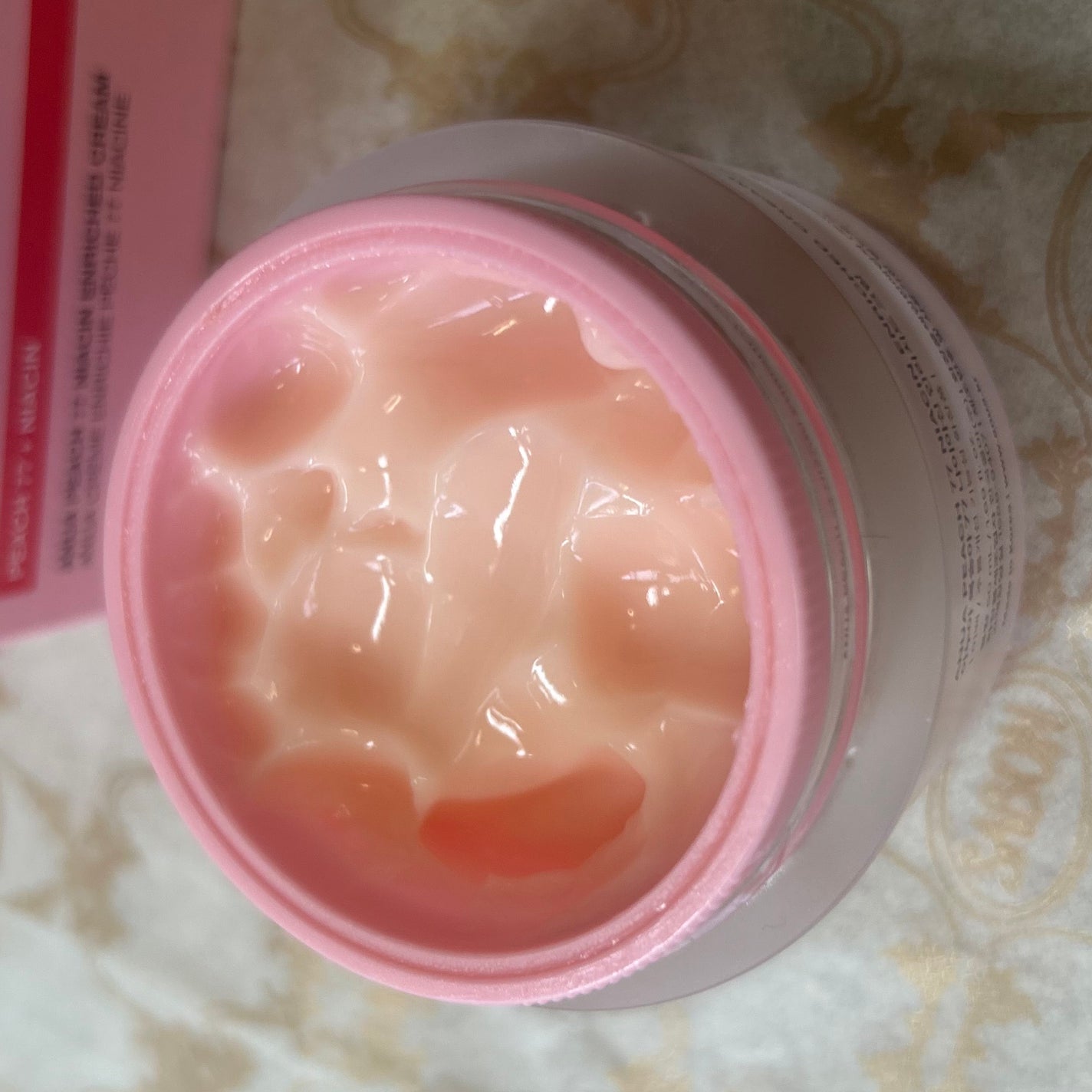 桃77%ナイアシンリッチモイスチャークリーム/Anua/フェイスクリームを使ったクチコミ(3枚目)