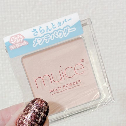 スポットメンテパウダー/muice/プレストパウダーを使ったクチコミ(1枚目)