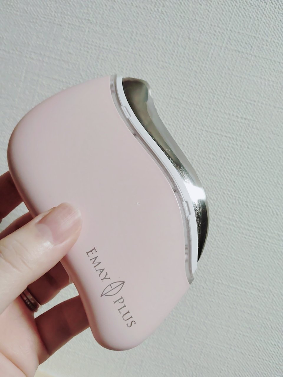 電動かっさプレート 小鳥型（ピンク）/Emay Plus/美顔器・マッサージを使ったクチコミ（2枚目）