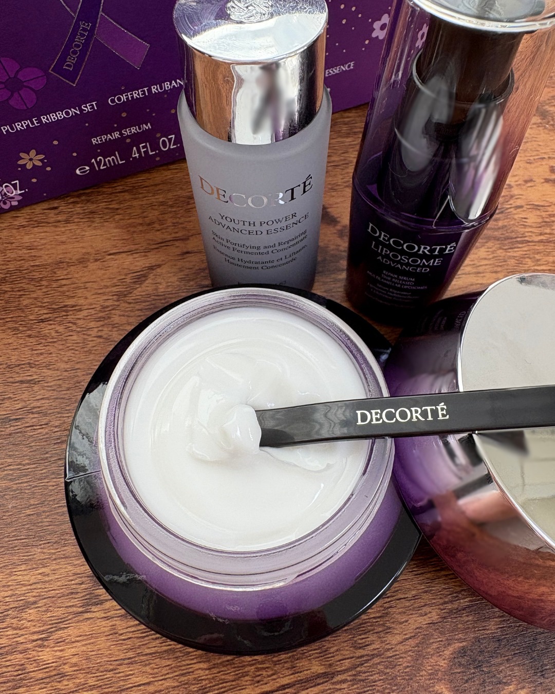 コスメデコルテ リポソーム アドバンスト リペアクリーム パープル