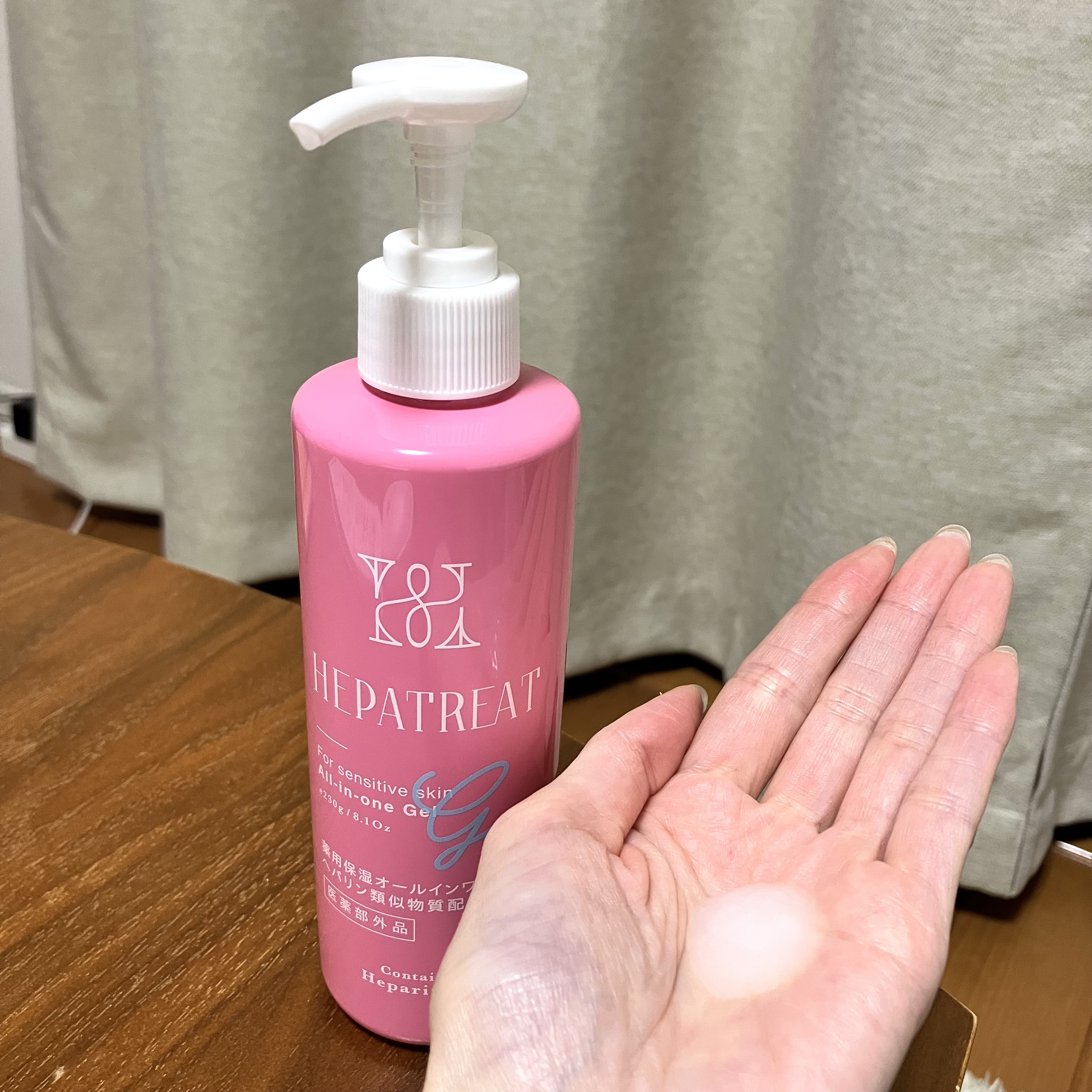 ヘパトリート 薬用保湿オールインワンジェル　[医薬部外品]/ゼトックスタイル/オールインワン化粧品を使ったクチコミ（1枚目）