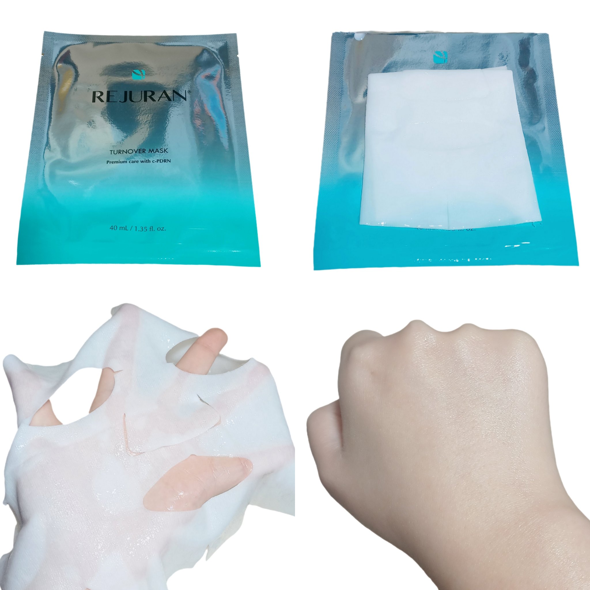 REJURAN ターンオーバーマスク(5枚入り)/REJURAN COSMETICS/シートマスク・パックを使ったクチコミ（3枚目）