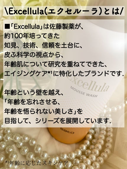 エクセルーラ ムースウォッシュ/Excellula/洗顔フォームを使ったクチコミ(2枚目)