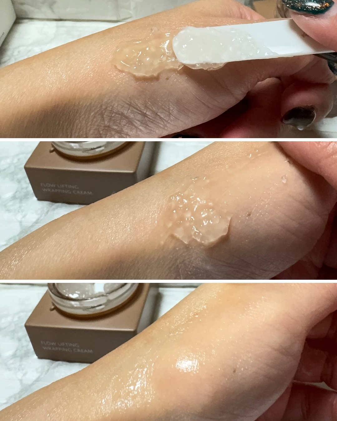 フローリフティングラッピングクリーム/koy/フェイスクリームを使ったクチコミ（3枚目）