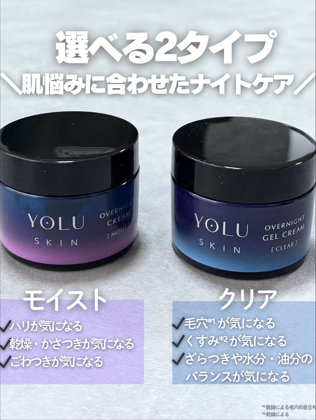 ヨル スキン オーバーナイトクリーム モイスト/YOLU/フェイスクリームを使ったクチコミ（3枚目）