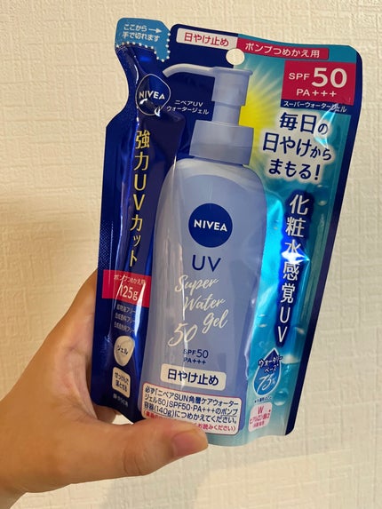 ニベアUV ウォータージェル SPF35/ニベア/日焼け止めジェルを使ったクチコミ(1枚目)