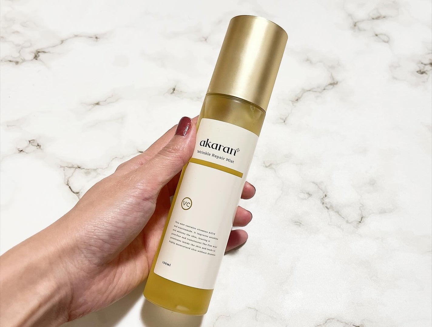 リンクルリペアミスト/akaran+/ミスト状化粧水を使ったクチコミ(2枚目)