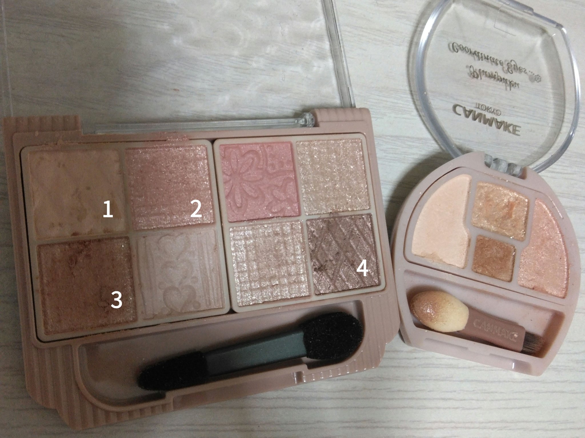 プティパレットアイズ/キャンメイク/パウダーアイシャドウを使ったクチコミ（2枚目）