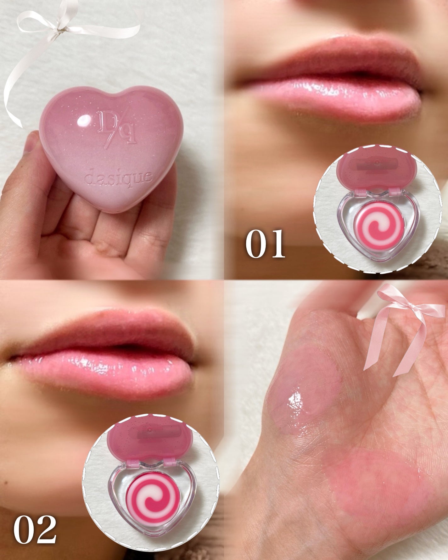 キャンディローリングポット/dasique/リップグロスを使ったクチコミ(3枚目)