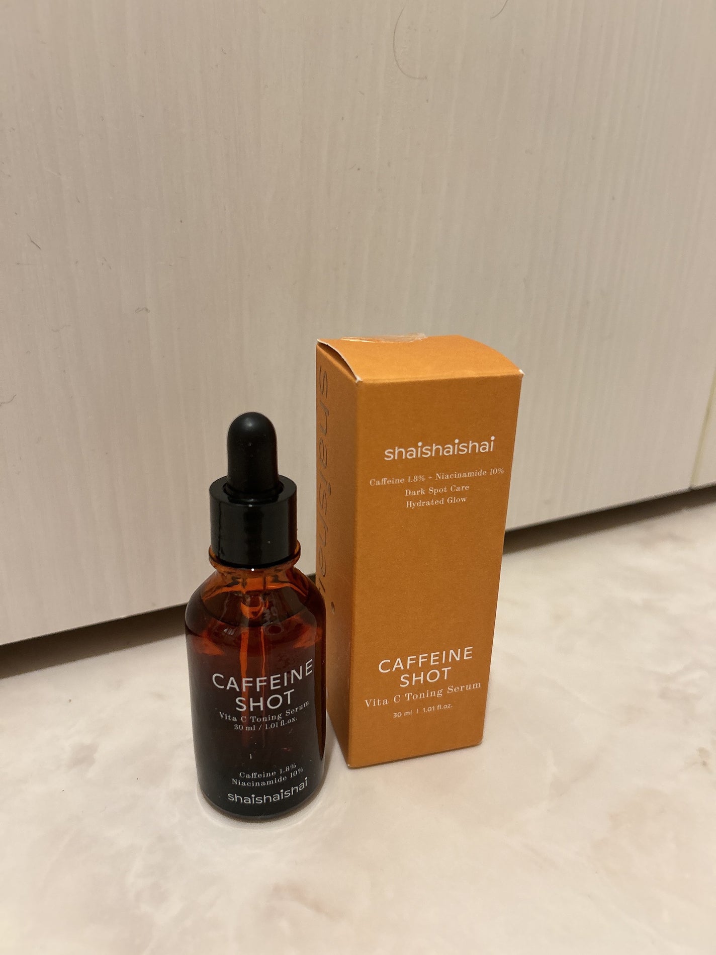 カフェインショット ビタC トーニングセラム/shaishaishai/美容液を使ったクチコミ(1枚目)