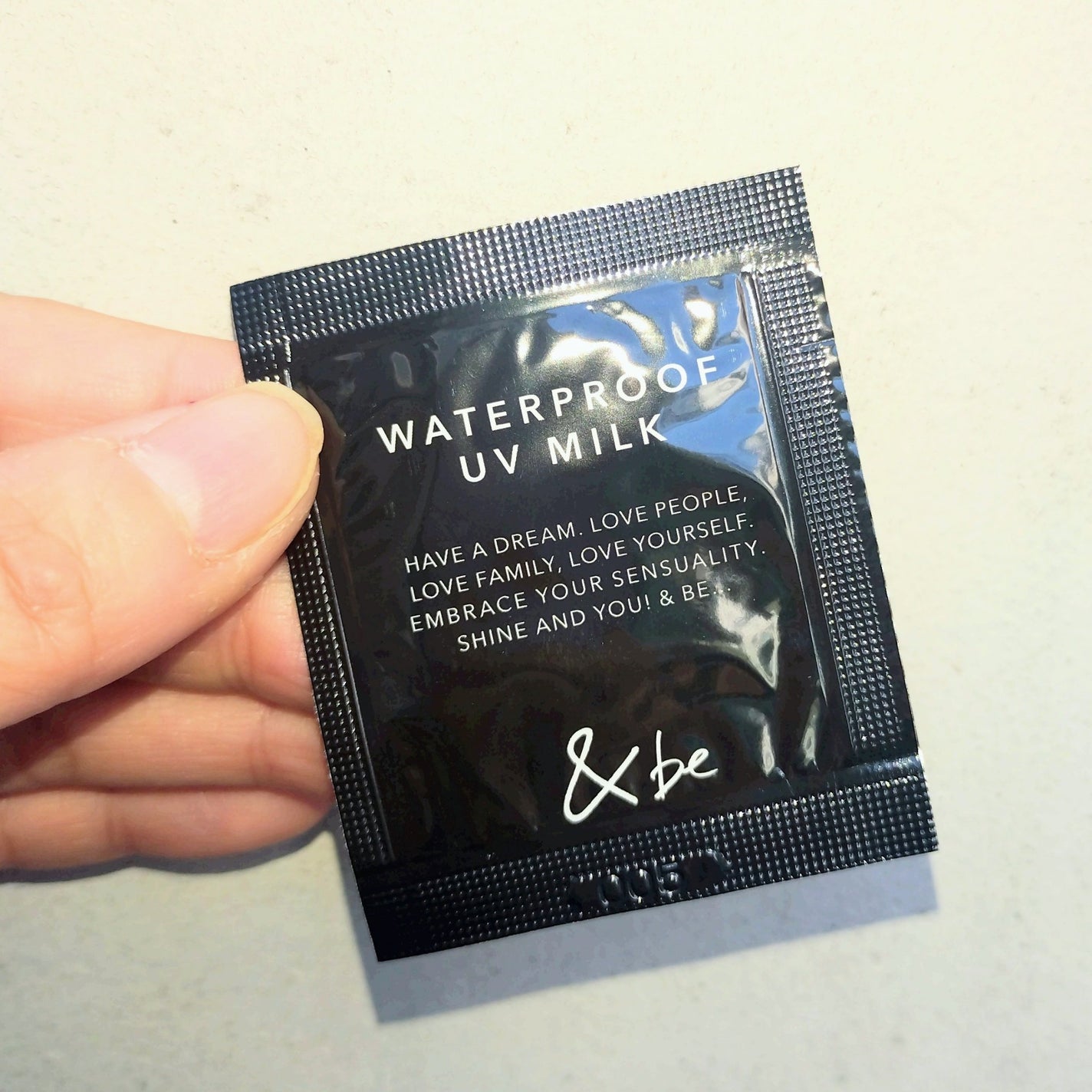 &be ウォータープルーフUVミルク/&be/日焼け止めミルクを使ったクチコミ(1枚目)