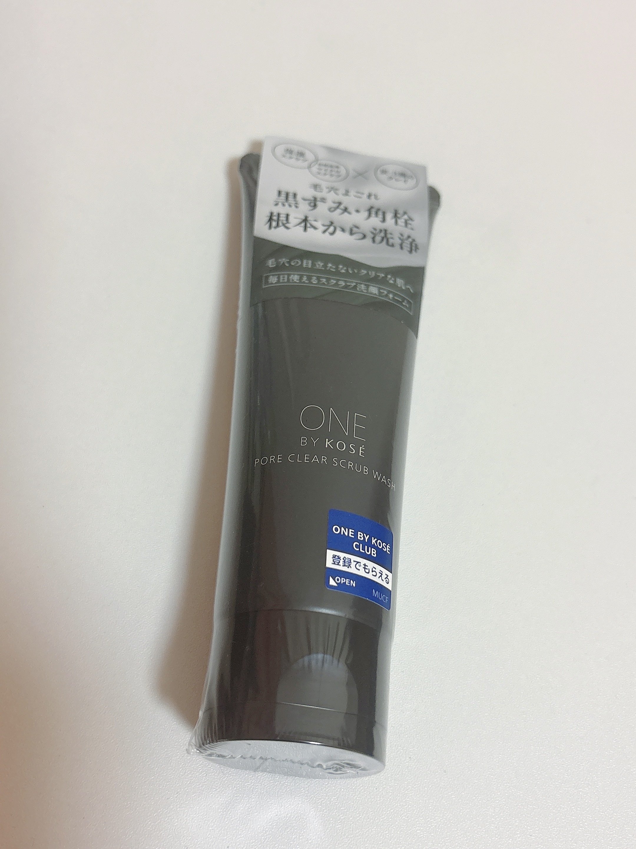 ポアクリア スクラブ ウォッシュ/ONE BY KOSE/洗顔フォームを使ったクチコミ（1枚目）