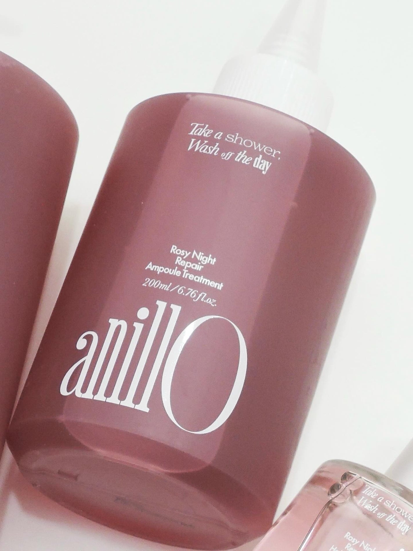 ロージーナイトヘアエッセンス/ANILLO/ヘアオイルを使ったクチコミ(4枚目)