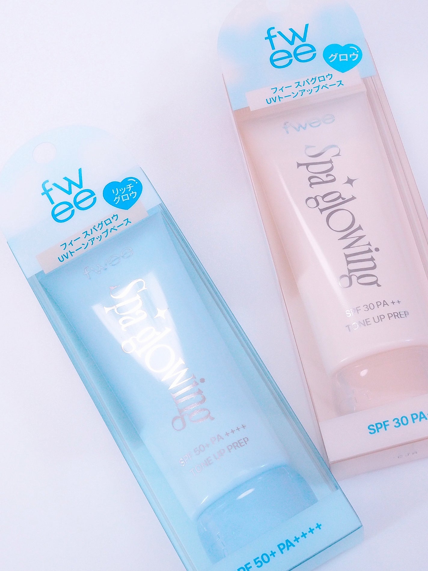 スパグロウUVトーンアップベース/fwee/化粧下地を使ったクチコミ(5枚目)