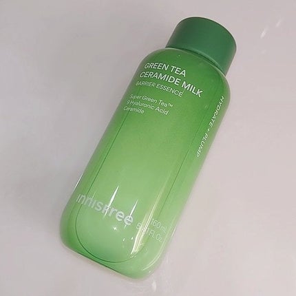 グリーンティー セラミド ミルク エッセンストナー/innisfree/化粧水を使ったクチコミ(1枚目)