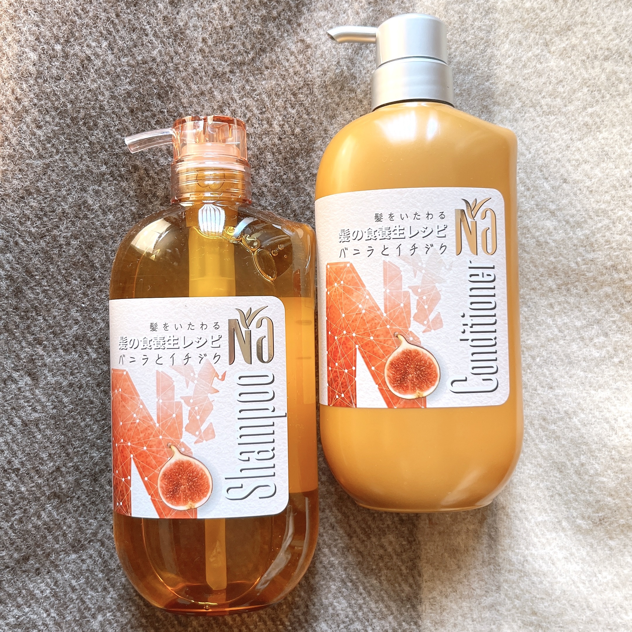 Na シャンプーモイスチャー＆シャイン　バニラフラワー＆イチジクレシピ/王子製薬/ノンシリコンシャンプーを使ったクチコミ（2枚目）