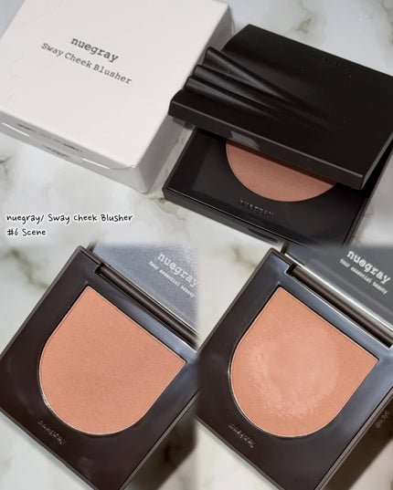 スウェイチークブラッシャー/nuegray/ジェル・クリームチークを使ったクチコミ(3枚目)