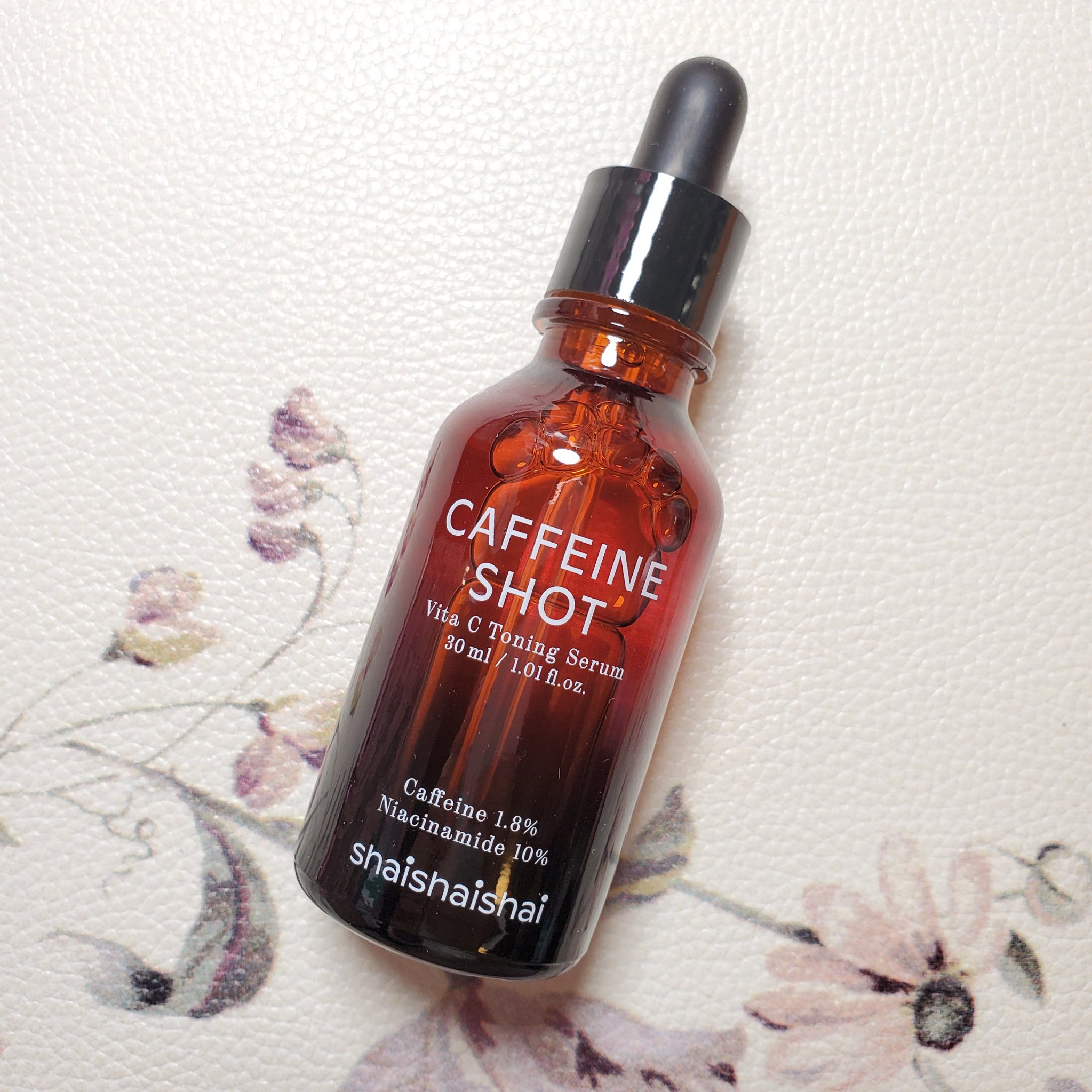 カフェインショット ビタC トーニングセラム/shaishaishai/美容液を使ったクチコミ（2枚目）