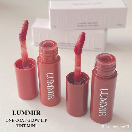 ワンコートグロウリップティントミニ/Lummir/リップティントを使ったクチコミ(4枚目)