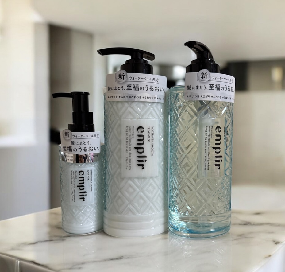 ウォーターベール スムース シャンプー／トリートメント/emplir/市販シャンプーを使ったクチコミ（1枚目）
