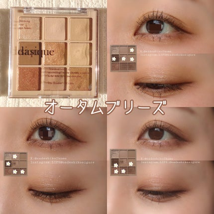 シャドウパレット/dasique/アイシャドウパレットを使ったクチコミ(6枚目)