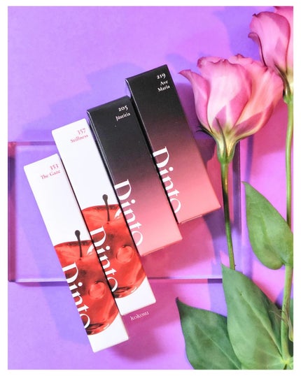 ブラーグロイリップティント/Dinto/リップティントを使ったクチコミ(2枚目)