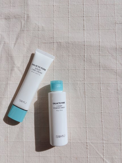 サミュ ガラクトポア チューイー パウダーウォッシュ/SAM'U/洗顔パウダーを使ったクチコミ(2枚目)