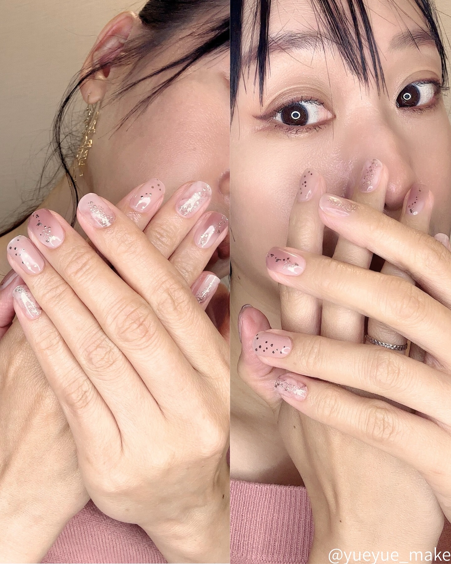 セミキュアジェルネイル（ハンド）/ohora/ネイルシールを使ったクチコミ（2枚目）