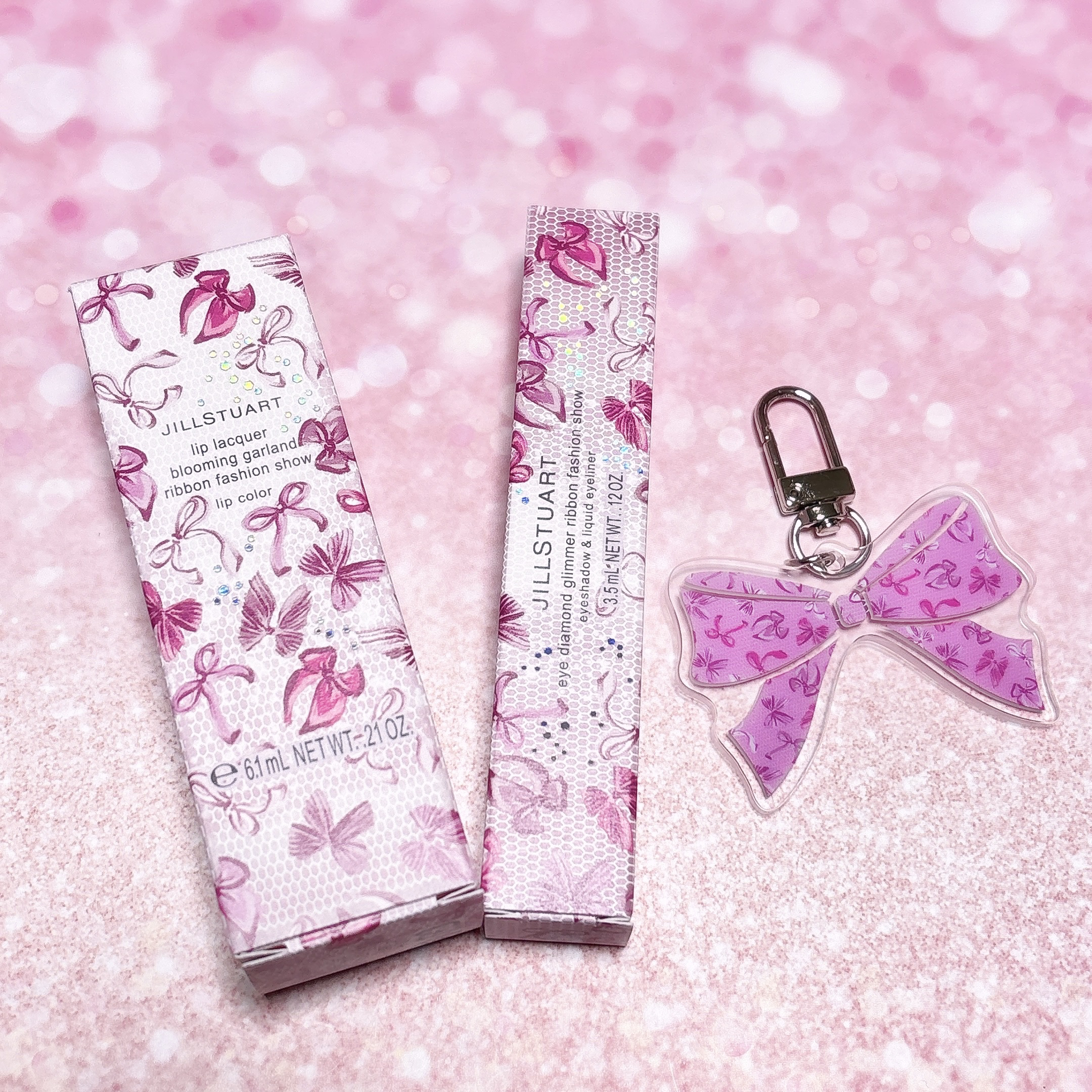 リップラッカー　ブルーミングガーランド 103 tulle ribbon/JILL STUART/口紅を使ったクチコミ（2枚目）