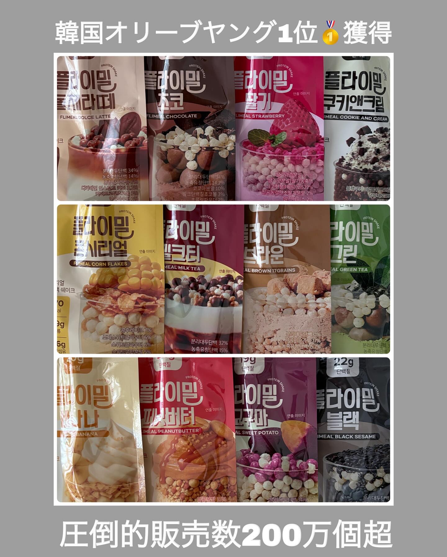 FLIMEAL プロテインシェイク ＃グリーン 大容量/FLIMEAL/その他プロテインを使ったクチコミ（2枚目）