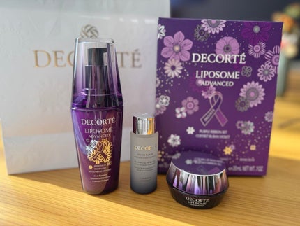 コスメデコルテ リポソーム アドバンスト リペアセラム パープルリボン セット 2025/DECORTÉ/スキンケアキットを使ったクチコミ(1枚目)
