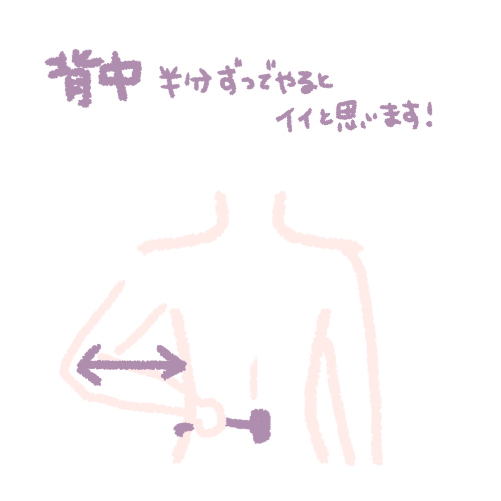 miness 背中用カミソリ/貝印/シェーバーを使ったクチコミ（3枚目）