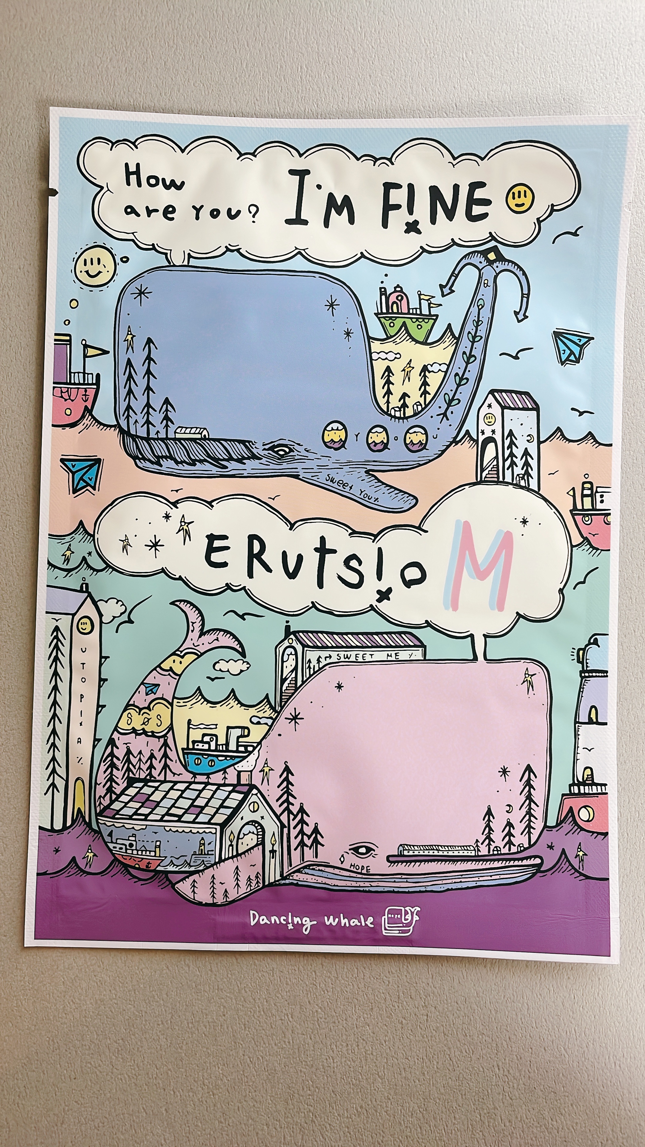 いつもお世話になっております。

展示会でいただきました
フェイスマスクです🫶🏻

DANCING WHALE
I'M FINE MOISTURE MASK PACK

パッケージがかわいいので
お土産としてあげちゃいました🐳
LIP