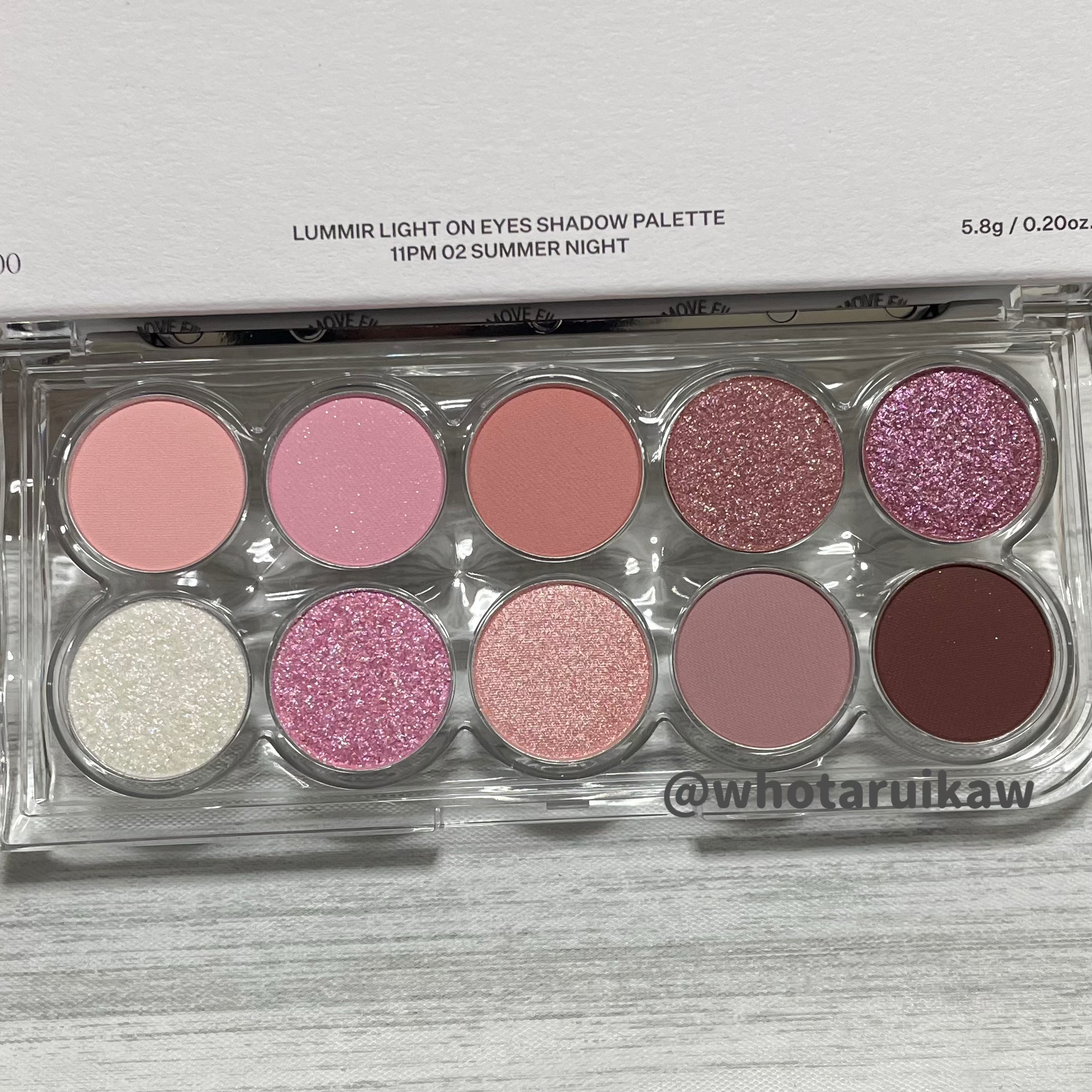 ライトオンアイズシャドウパレット/ルミル/アイシャドウパレットを使ったクチコミ（2枚目）