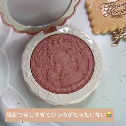 スウィーティーベア コレクション コーティング シルクサテン ブラッシュ/FlowerKnows/ジェル・クリームチークを使ったクチコミ(3枚目)