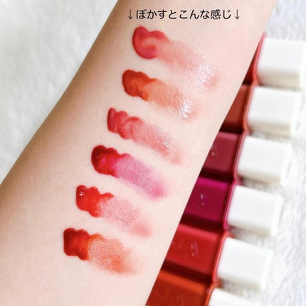 ウォーターグローリップティント/INGA/リップティントを使ったクチコミ(5枚目)