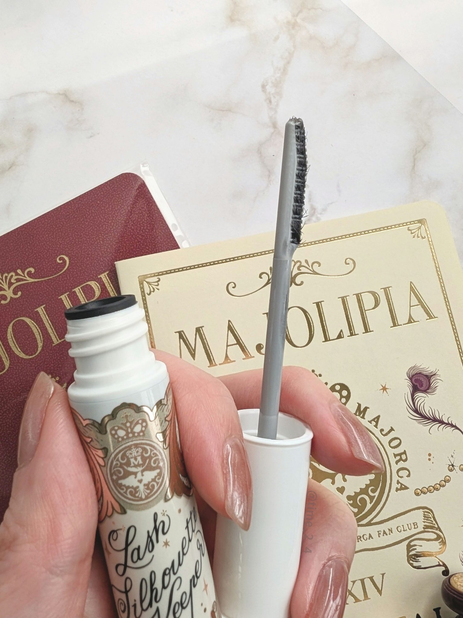 マジョリカ マジョルカ ラッシュシルエットキーパー/MAJOLICA MAJORCA/マスカラ下地を使ったクチコミ（2枚目）