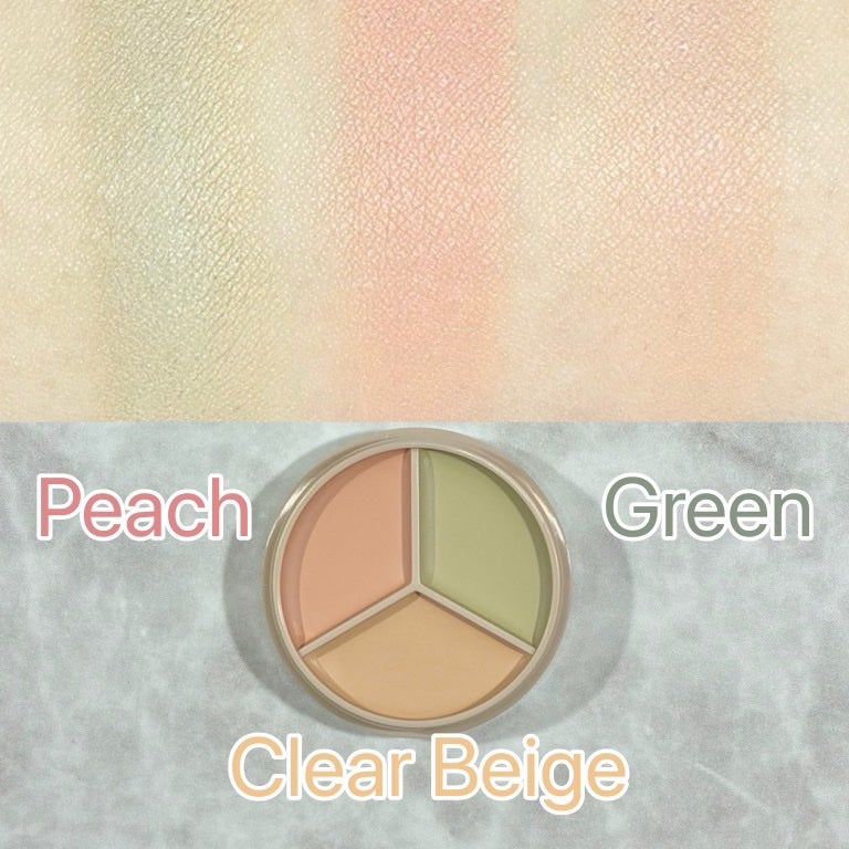 カバーパーフェクション トリプル ポット コンシーラー/the SAEM/パレットコンシーラーを使ったクチコミ(3枚目)